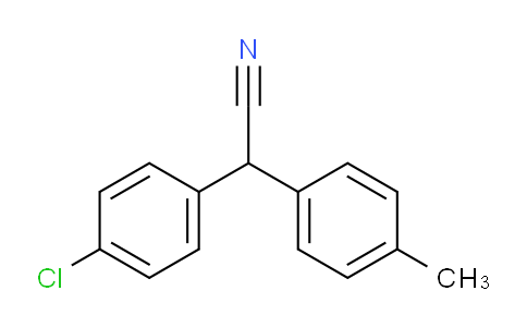 CAS No. 1704065-71-3, 2-(4-Chlorophenyl)-2-(p-tolyl)acetonitrile