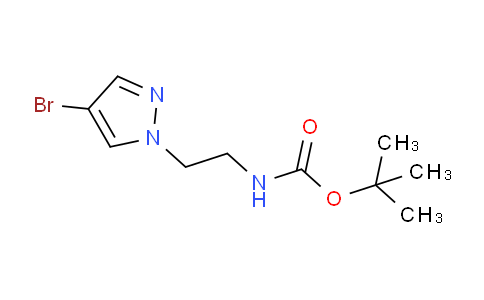 CAS No. 1435753-36-8, Tert-Butyl (2-(4-bromo-1h-pyrazol-1-yl)ethyl)carbamate