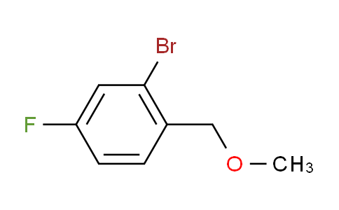 CAS No. 1251222-82-8, 2-Bromo-4-fluoro-1-(methoxymethyl)benzene