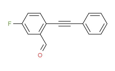 CAS No. 943835-77-6, 5-Fluoro-2-(phenylethynyl)benzaldehyde