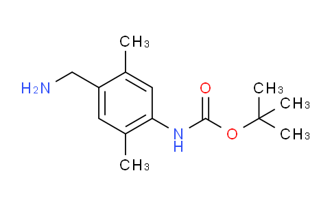 CAS No. 187163-72-0, tert-Butyl N-[4-(aminomethyl)-2,5-dimethylphenyl]carbamate