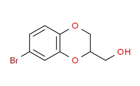 CAS No. 280752-79-6, (7-Bromo-2,3-dihydrobenzo[b][1,4]dioxin-2-yl)methanol