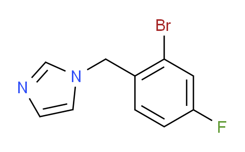 CAS No. 1249877-11-9, 1-(2-Bromo-4-fluorobenzyl)-1H-imidazole