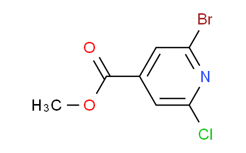 CAS No. 1206250-22-7, Methyl 2-bromo-6-chloropyridine-4-carboxylate