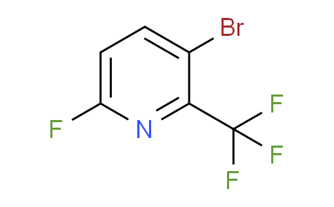 CAS No. 1227502-92-2, 3-Bromo-6-fluoro-2-(trifluoromethyl)pyridine