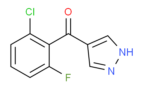 CAS No. 1933637-05-8, (2-Chloro-6-fluorophenyl)(1H-pyrazol-4-yl)methanone