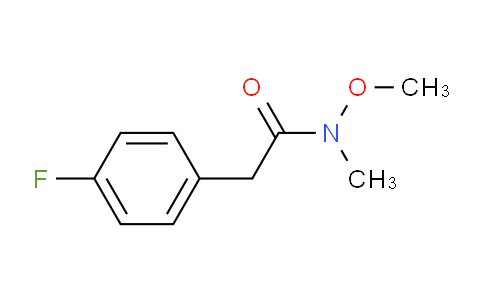 CAS No. 457948-95-7, 2-(4-Fluorophenyl)-N-methoxy-N-methylacetamide