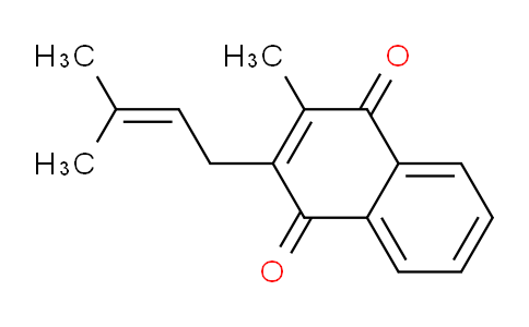 CAS No. 957-78-8, 2-Methyl-3-(3-methylbut-2-en-1-yl)naphthalene-1,4-dione