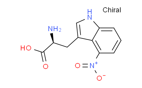 CAS No. 639029-26-8, (S)-2-amino-3-(4-nitro-1H-indol-3-yl)propanoic acid