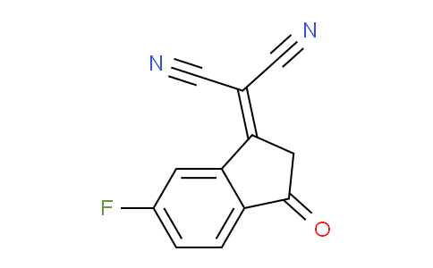 CAS No. 507484-54-0, 2-(6-Fluoro-3-oxo-2,3-dihydro-1H-inden-1-ylidene)malononitrile