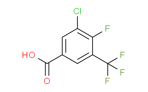 CAS No. 381229-48-7, 3-Chloro-4-fluoro-5-(trifluoromethyl)benzoic acid