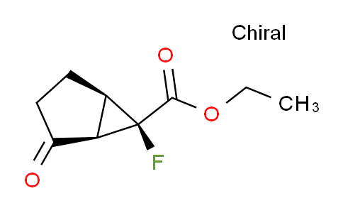 CAS No. 260353-76-2, Ethyl (1R,5R,6R)-6-fluoro-2-oxobicyclo[3.1.0]hexane-6-carboxylate