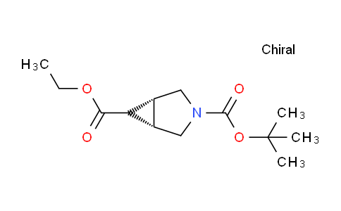 CAS No. 134575-37-4, (1R,5S,6r)-3-tert-butyl 6-ethyl 3-azabicyclo[3.1.0]hexane-3,6-dicarboxylate