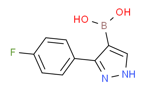 CAS No. 474711-98-3, [3-(4-Fluorophenyl)-1h-pyrazol-4-yl]boronic acid