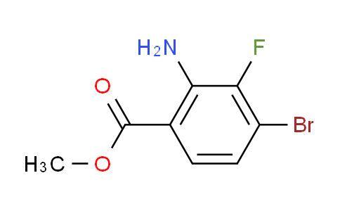 CAS No. 1825390-63-3, Methyl 2-amino-4-bromo-3-fluorobenzoate