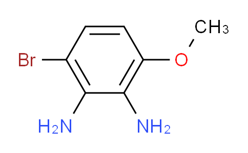 CAS No. 860465-93-6, 3-Bromo-6-methoxybenzene-1,2-diamine