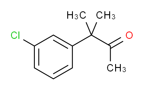 CAS No. 1017478-92-0, 3-(3-Chlorophenyl)-3-methylbutan-2-one