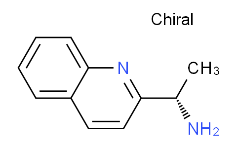 CAS No. 205327-54-4, (S)-1-(quinolin-2-yl)ethan-1-amine