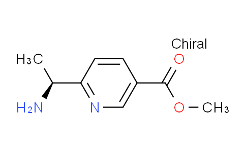 CAS No. 1236699-82-3, Methyl (S)-6-(1-aminoethyl)nicotinate