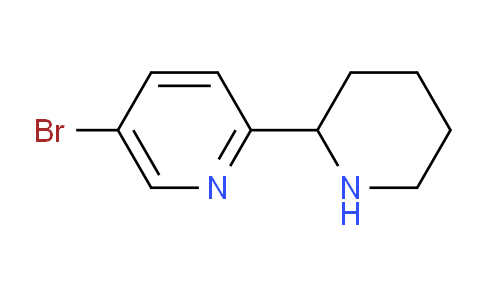 CAS No. 1270356-25-6, 5-Bromo-2-(piperidin-2-yl)pyridine