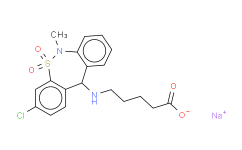 CAS No. 115220-11-6, Tianeptine Metabolite MC5 Sodium Salt
