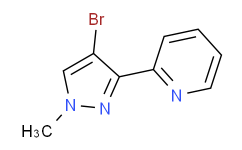 CAS No. 364387-00-8, 2-(4-bromo-1-methyl-1H-pyrazol-3-yl)pyridine