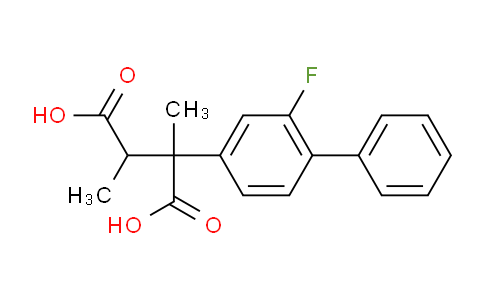 CAS No. 1797883-74-9, 2-(2-fluorobiphenyl-4-yl)-2,3-dimethylbutanedioic acid