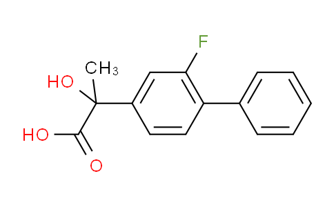 CAS No. 61466-95-3, 2-(2-Fluoro-[1,1'-biphenyl]-4-yl)-2-hydroxypropanoic acid