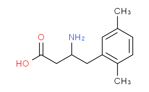 CAS No. 1367921-27-4, 3-Amino-4-(2,5-dimethylphenyl)butyric Acid