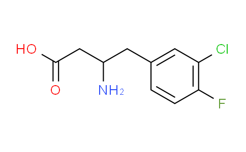 CAS No. 1368458-95-0, 3-Amino-4-(3-chloro-4-fluorophenyl)butyric Acid