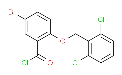 CAS No. 1160251-03-5, 5-Bromo-2-((2,6-dichlorobenzyl)oxy)benzoyl chloride