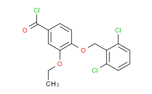 CAS No. 1160251-07-9, 4-((2,6-Dichlorobenzyl)oxy)-3-ethoxybenzoyl chloride
