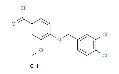CAS No. 1160251-29-5, 4-((3,4-Dichlorobenzyl)oxy)-3-ethoxybenzoyl chloride
