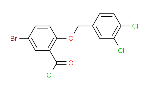 CAS No. 1160251-33-1, 5-Bromo-2-((3,4-dichlorobenzyl)oxy)benzoyl chloride