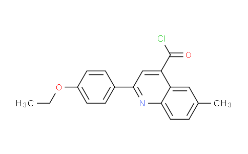 CAS No. 1160253-81-5, 2-(4-Ethoxyphenyl)-6-methylquinoline-4-carbonyl chloride