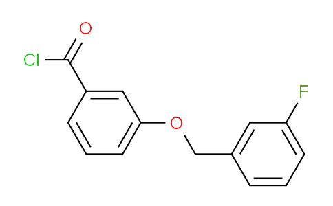 CAS No. 1160259-96-0, 3-((3-Fluorobenzyl)oxy)benzoyl chloride