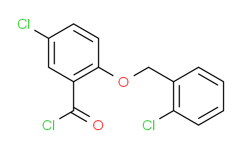 CAS No. 1160260-08-1, 5-Chloro-2-((2-chlorobenzyl)oxy)benzoyl chloride