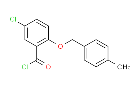 CAS No. 1160260-18-3, 5-Chloro-2-((4-methylbenzyl)oxy)benzoyl chloride