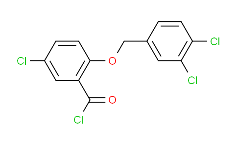 CAS No. 1160260-22-9, 5-Chloro-2-((3,4-dichlorobenzyl)oxy)benzoyl chloride