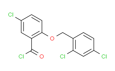 CAS No. 1160260-24-1, 5-Chloro-2-((2,4-dichlorobenzyl)oxy)benzoyl chloride
