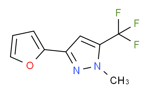 CAS No. 1024599-51-6, 3-(Furan-2-yl)-1-methyl-5-(trifluoromethyl)-1H-pyrazole