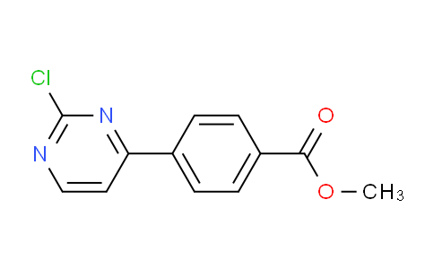 CAS No. 1026029-33-3, Methyl 4-(2-Chloro-4-pyrimidinyl)benzoate