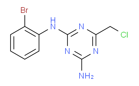 CAS No. 105704-34-5, N2-(2-Bromophenyl)-6-(chloromethyl)-1,3,5-triazine-2,4-diamine