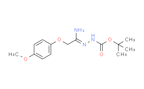 MC809220 | 1053655-77-8 | tert-Butyl 2-(1-amino-2-(4-methoxyphenoxy)ethylidene)hydrazinecarboxylate