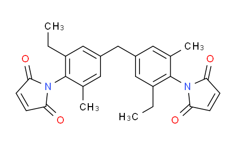 CAS No. 105391-33-1, 1,1'-(Methylenebis(2-ethyl-6-methyl-4,1-phenylene))bis(1H-pyrrole-2,5-dione)