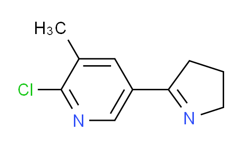 CAS No. 1352518-81-0, 2-Chloro-5-(3,4-dihydro-2H-pyrrol-5-yl)-3-methylpyridine