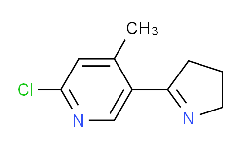 CAS No. 1352518-93-4, 2-Chloro-5-(3,4-dihydro-2H-pyrrol-5-yl)-4-methylpyridine