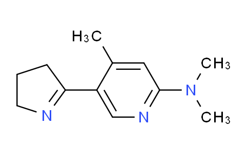 CAS No. 1352523-47-7, 5-(3,4-Dihydro-2H-pyrrol-5-yl)-N,N,4-trimethylpyridin-2-amine