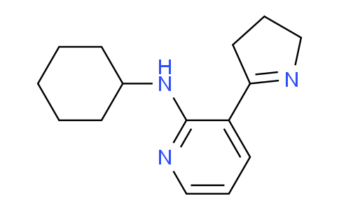 CAS No. 1352529-14-6, N-Cyclohexyl-3-(3,4-dihydro-2H-pyrrol-5-yl)pyridin-2-amine