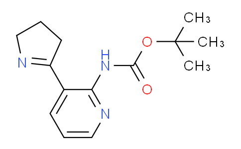 CAS No. 1352530-72-3, tert-Butyl (3-(3,4-dihydro-2H-pyrrol-5-yl)pyridin-2-yl)carbamate